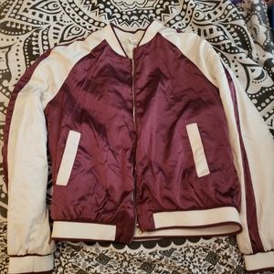 Forever 21 silky jacket with pockets
